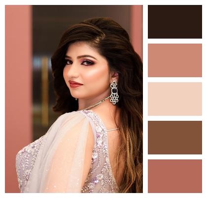 Indian Make Up Cute Girl Image