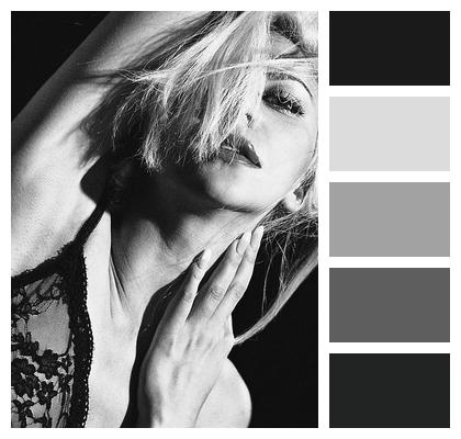 Beautiful Monochrome Black And White Retro Image