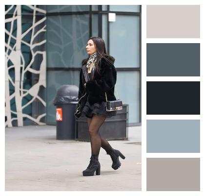 Street Pavement Young Fashion Image