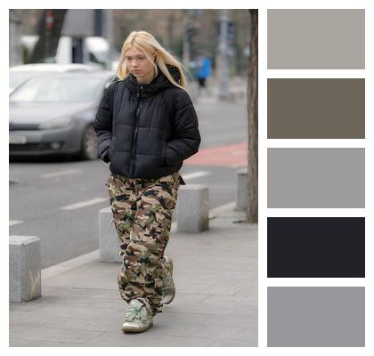 Pants The Street Fashion Sidewalk Image