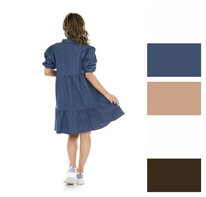 Denim Woman Clothing Trend Image