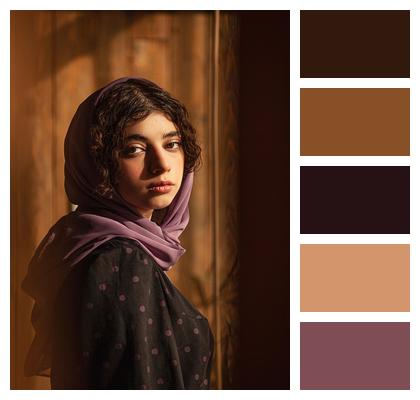 Iranian Beauty Portrait Model Image