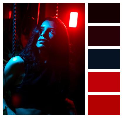 Light Artistic Girl Portrait Image