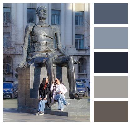 Statue Women Article Sitting Image