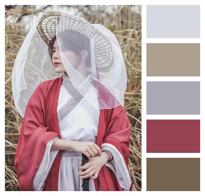 Female Tradition Culture Portrait Image
