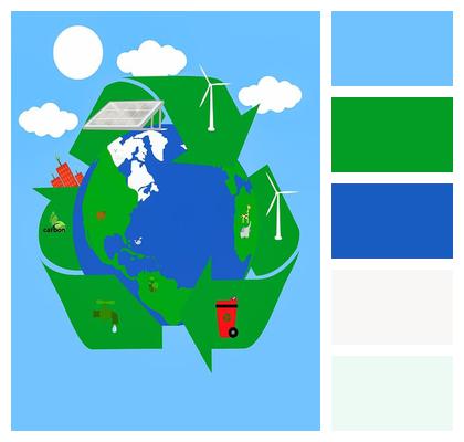 Recycle Sustainable Sustainable Clean Energy Image