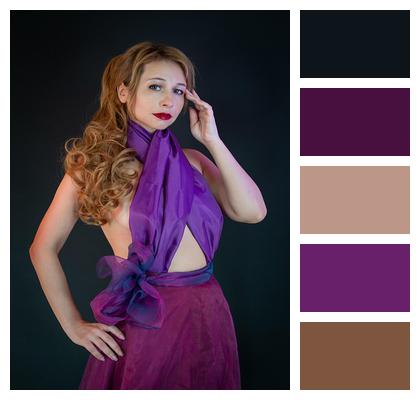 Design Woman Dress Portrait Image