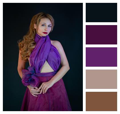 Ponytail Fabrics Portrait Beautiful Image