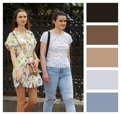 Together Girls Lifestyle Walking Image