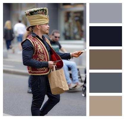 Man City Handing Out Turban Image