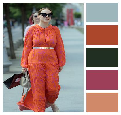 Dress Urban Woman Lifestyle Image
