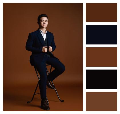 Handsome Vest Portrait Style Image