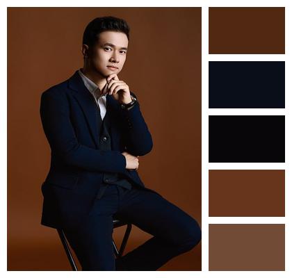 Male Vest Fashion Work Image