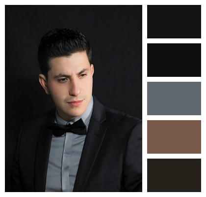 Business Man Style Model Eyes Image