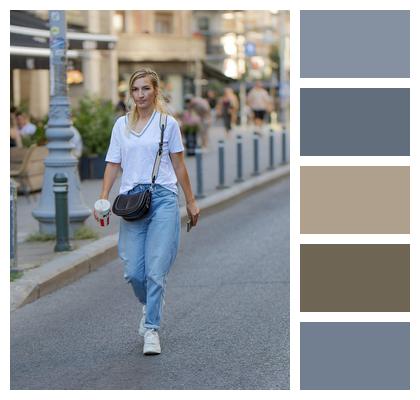 Lifestyle Purse Woman Ice Cream Image