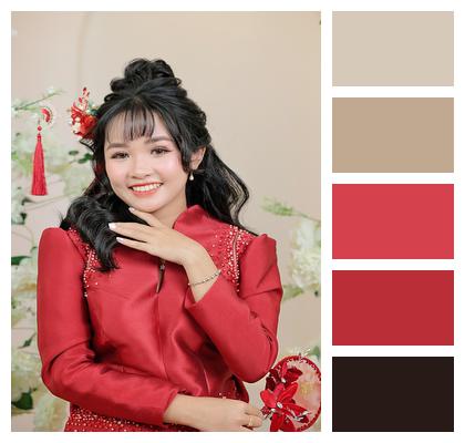 Woman Model Traditional Costume Beauty Image