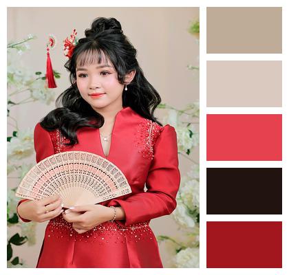 Beauty Traditional Costume Portrait Fashion Image