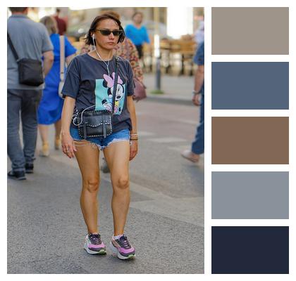 Lifestyle Urban Walking Fashion Image
