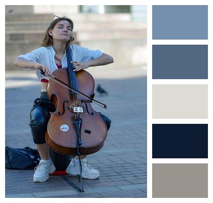 Musical Tourism Street Pavement Image