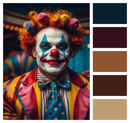 Festival Event Carnival Clown Image