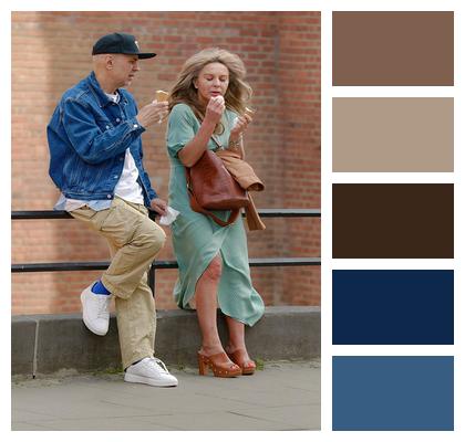 Urban Couple People Woman Image