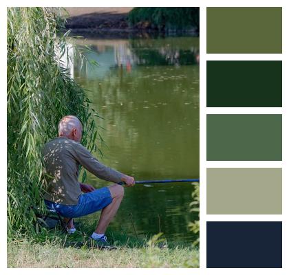 Fisherman Casual Man Image