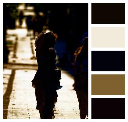 Girlie Contrast Shadow People Image