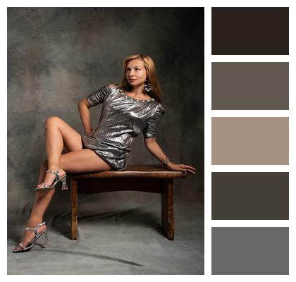 Photo Studio Silver Figures Model Image