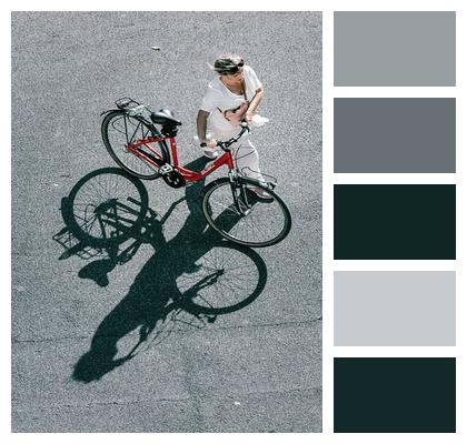 Cyclist Outdoor Man Bike Image