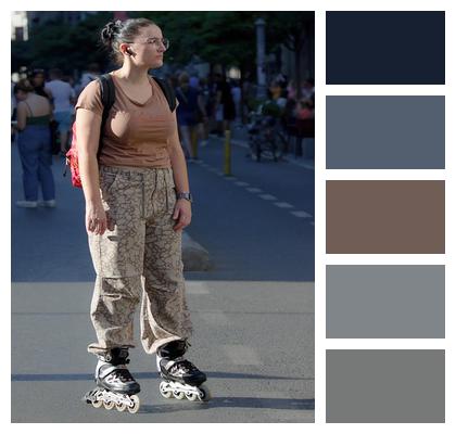 Casual Street Recreation Woman Image