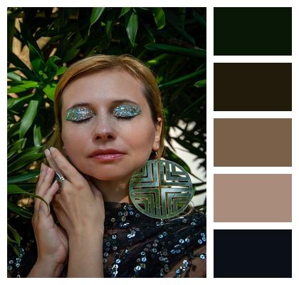 Person Makeup Woman Portrait Image