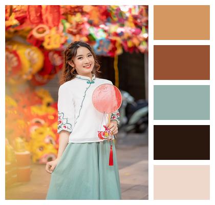 Fashion Portrait Woman Asian Image