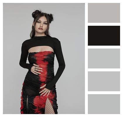 Fashion Gothic Woman Goth Image
