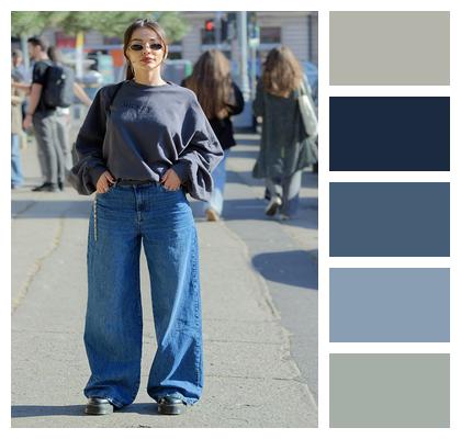Lifestyle Casual Sidewalk Urban Image