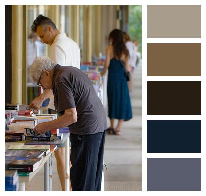 Books Market Elderly Image