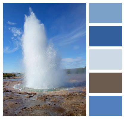 Iceland Strokkur Geyser Image