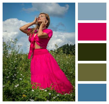 Style Glade Meadow Portrait Image