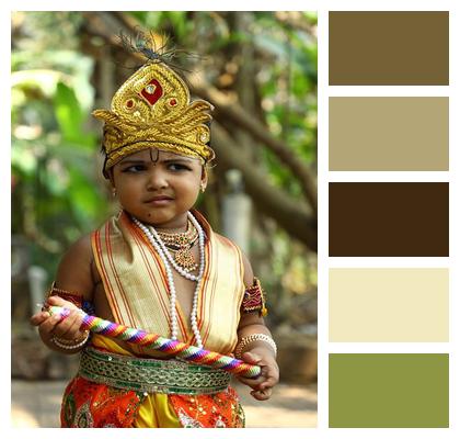 Ashtami Rohini Indian Culture Krishna Janmashtami Image