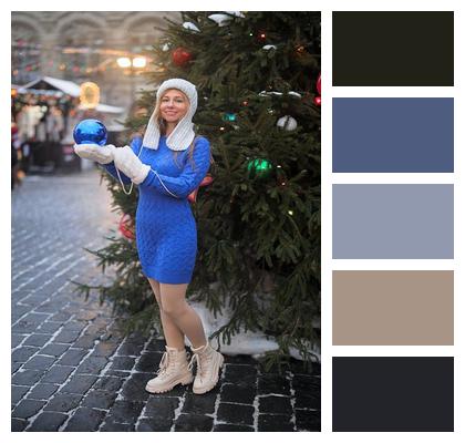 Celebrate Christmas Decor Pose Joy Image