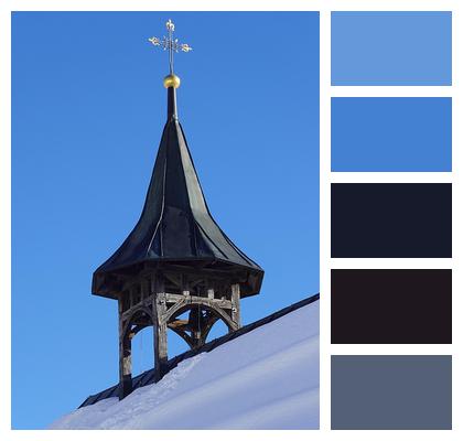 Sacred Architecture Bell Tower Bells Winter Image
