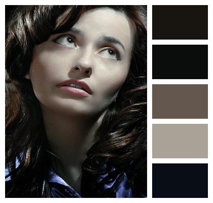 Studio Beautiful Portrait Woman Image