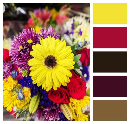 Flowers Bouquet Decor Image