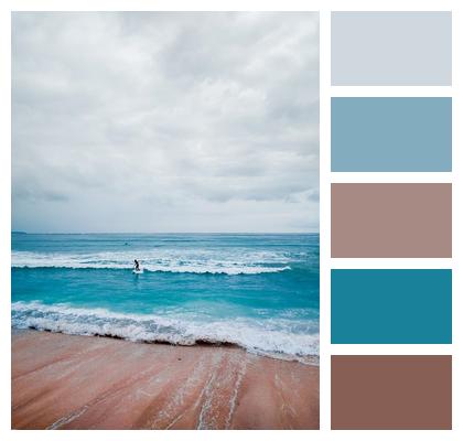 Surfer Surfing Sea Image