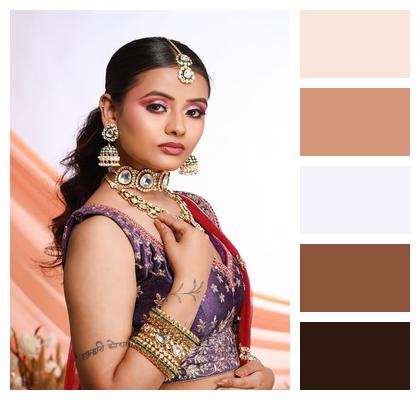 Stunning Model Bride Indian Image