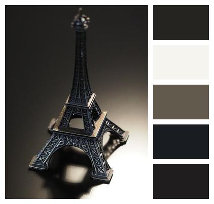 Steel Construction Tower Eiffel Tower France Image