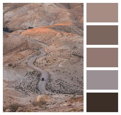 Nature Mountains Drought Road Image
