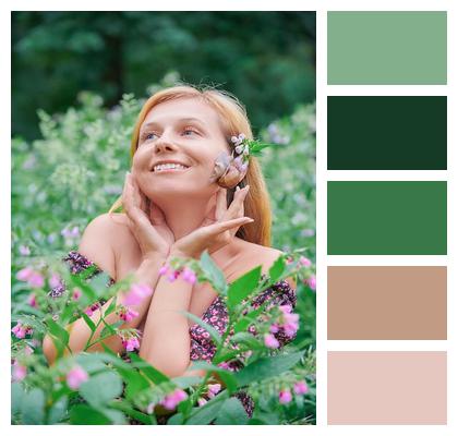 Summer Nature Woman Summer Look Image