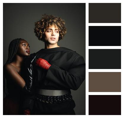 Pose Couple Portrait Beauty Image