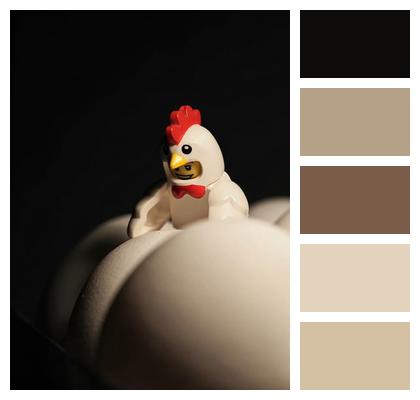 Easter Eggs Minifigure Chicken Image
