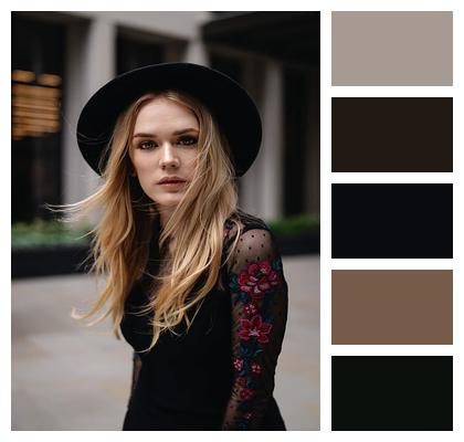 Powerful Pose City Chic Editorial Portrait Effortless Sophistication Image